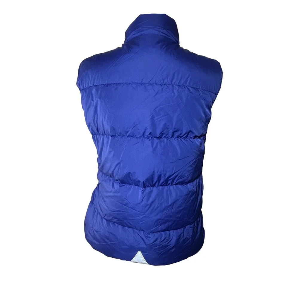 LL Bean Kids Goose Down‎ Puffer Vest Blue XL (18-20) Full Zip Sleeveless